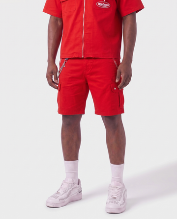 WATSON WORLD WORK SHORTS (RED)
