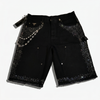 WATSON PEARL BLACK DENIM SHORTS