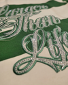 SHORT SLEEVE RUGBY POLO (CREAM/GREEN)