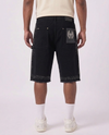 WATSON PEARL BLACK DENIM SHORTS