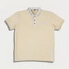 WATSON COLLAR EMBELLISHED CREAM POLO SHIRT