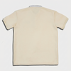 WATSON COLLAR EMBELLISHED CREAM POLO SHIRT