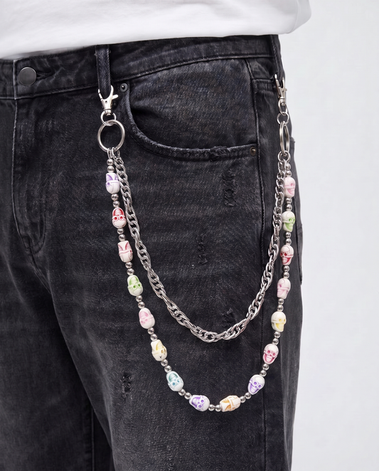 Día de los Muertos Pant Chain