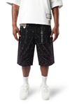 WATSON STARBURST BLACK DENIM SHORTS