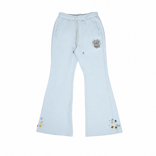 WATSON CASINO EMBELLISHED LIGHT BLUE PANTS