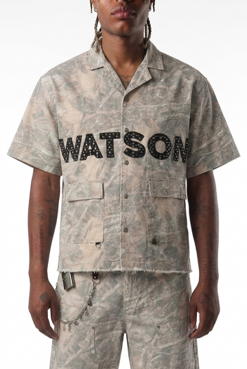WATSON CAMO DENIM WORK SHIRT