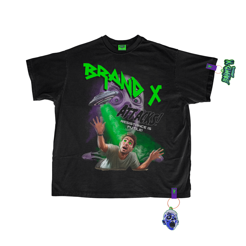 BRAND X INVASION T-SHIRT (BLACK)