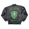 FIGHTING IRISH LEBRON SATIN JACKET (BLACK)