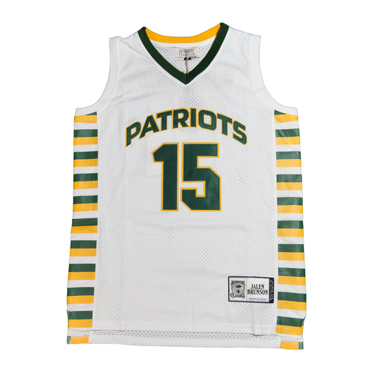 JALEN BRUNSON WHITE HIGH SCHOOL BASKETBALL JERSEY