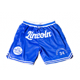 JESUS SHUTTLESWORTH BLUE BASKETBALL SHORTS - Allstarelite.com
