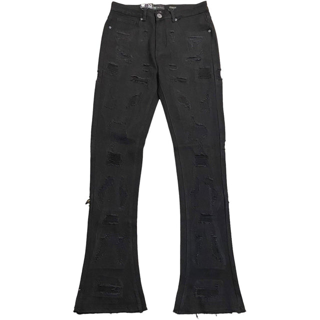 JET BLACK STACK DENIM - Allstarelite.com