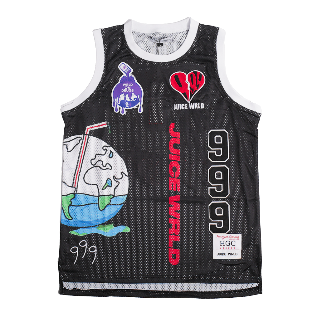 JUICE WRLD JERSEY BLACK - Allstarelite.com