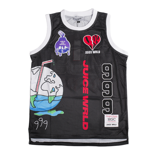 JUICE WRLD JERSEY BLACK - Allstarelite.com