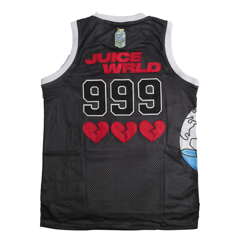 JUICE WRLD JERSEY BLACK - Allstarelite.com