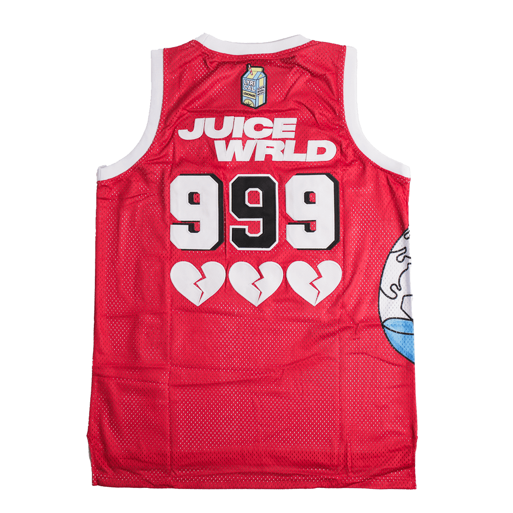 JUICE WRLD JERSEY RED - Allstarelite.com