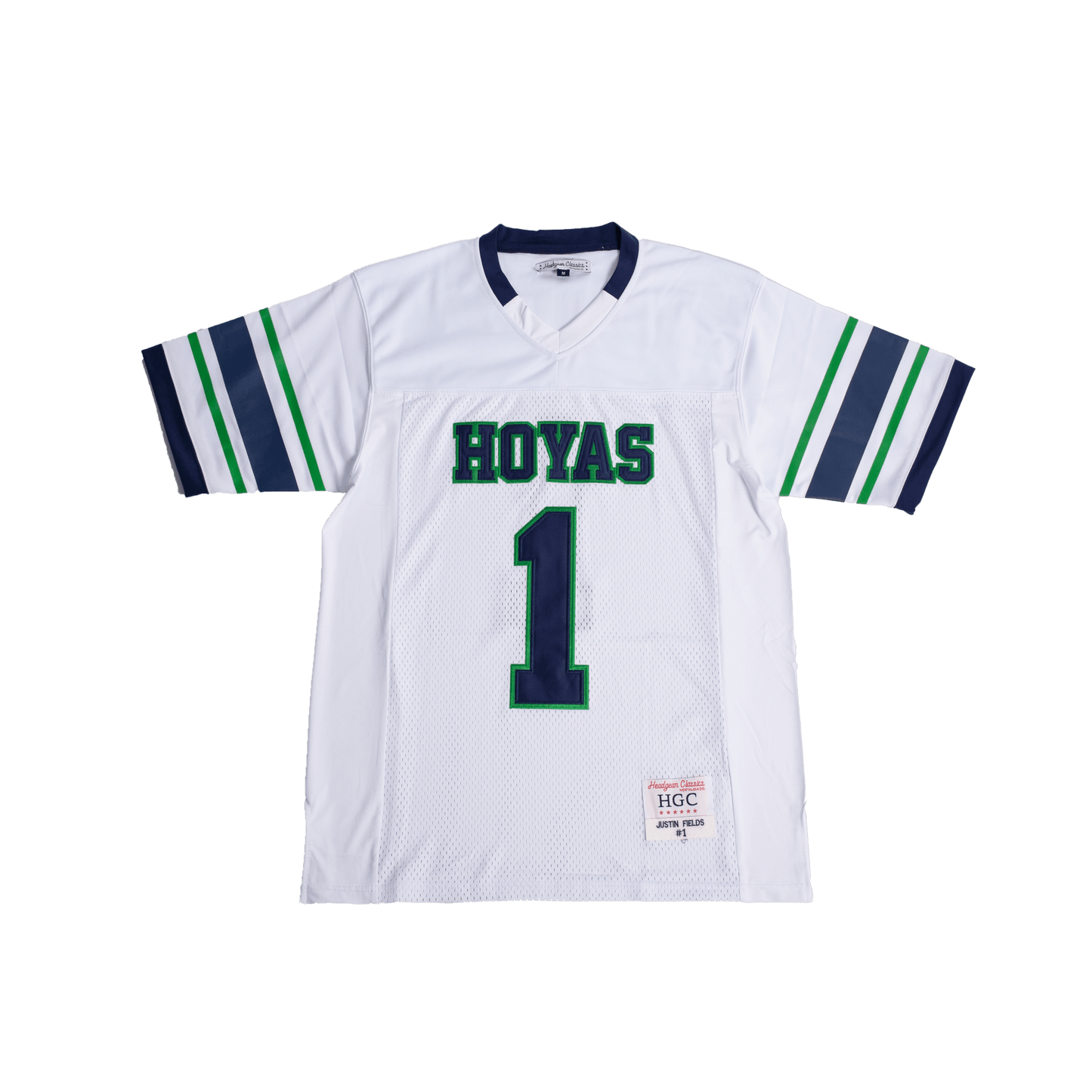 JUSTIN FIELDS HIGH SCHOOL FOOTBALL JERSEY WHITE - Allstarelite.com