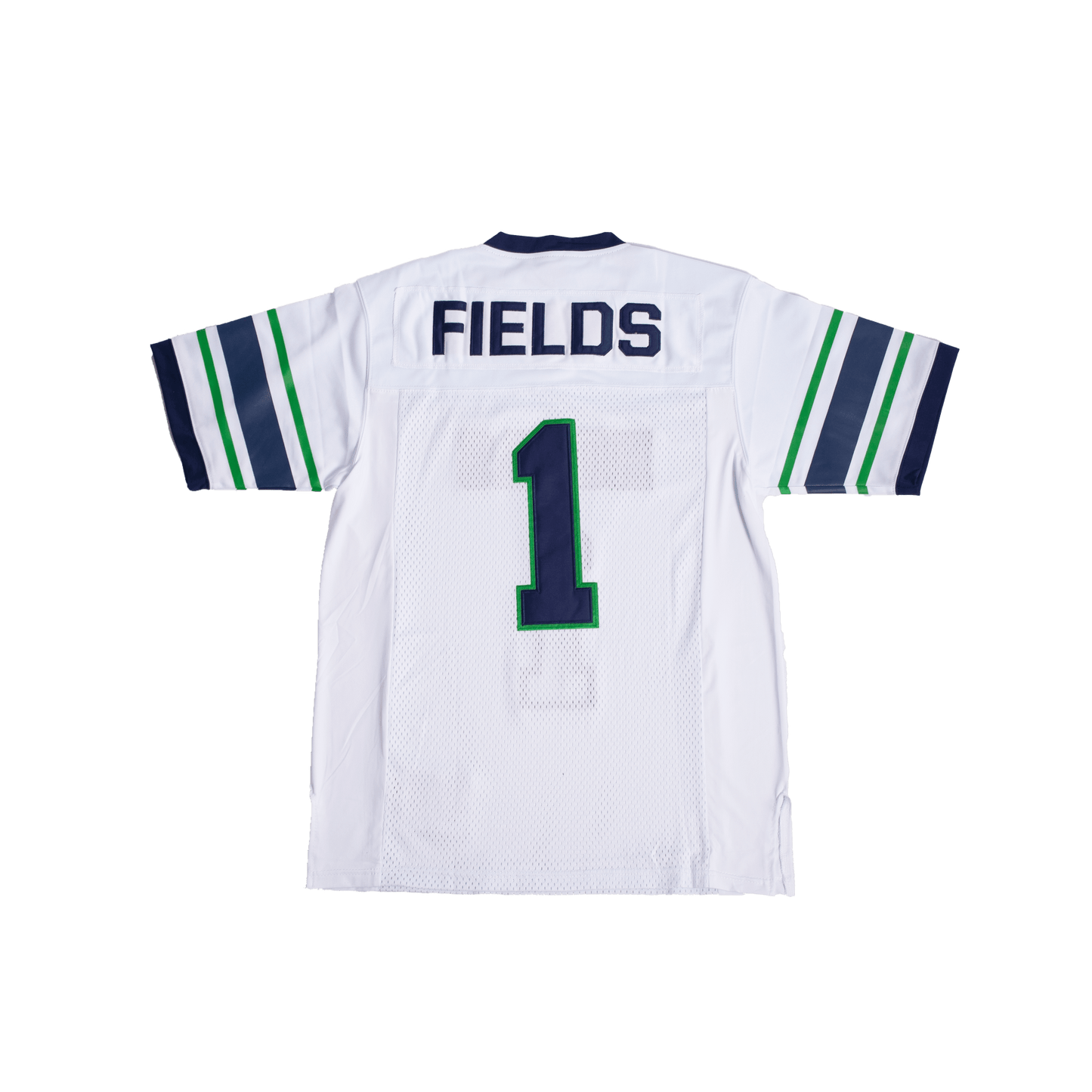 JUSTIN FIELDS HIGH SCHOOL FOOTBALL JERSEY WHITE - Allstarelite.com