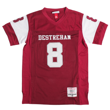 JUSTIN JEFFERSON HS FOOTBALL JERSEY RED - Allstarelite.com