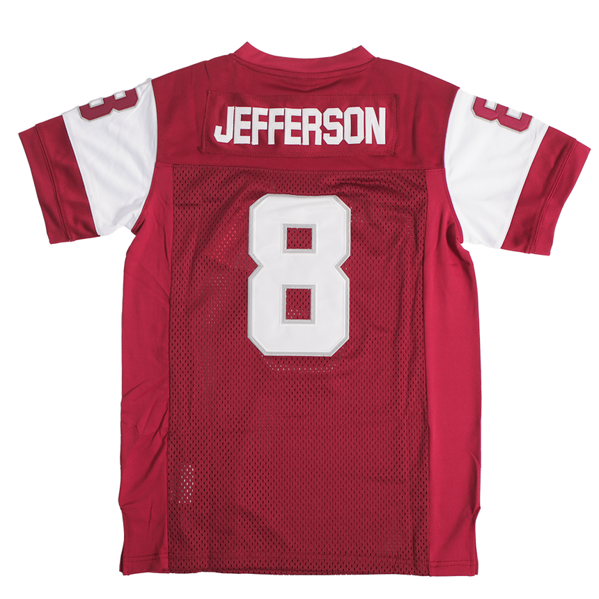JUSTIN JEFFERSON HS FOOTBALL JERSEY RED - Allstarelite.com