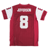 JUSTIN JEFFERSON HS FOOTBALL JERSEY RED - Allstarelite.com