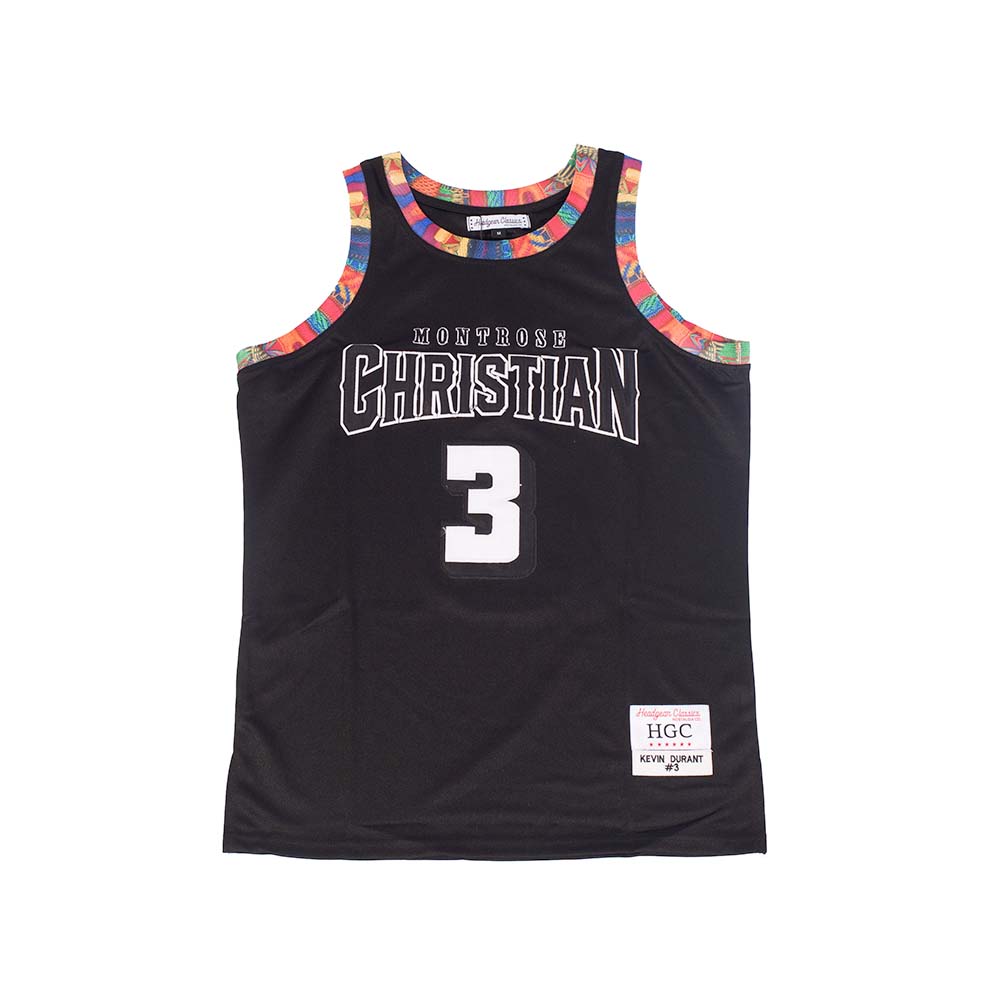Kevin Durant Montrose Christian Alternate Black High School Basketball Jersey - Allstarelite.com