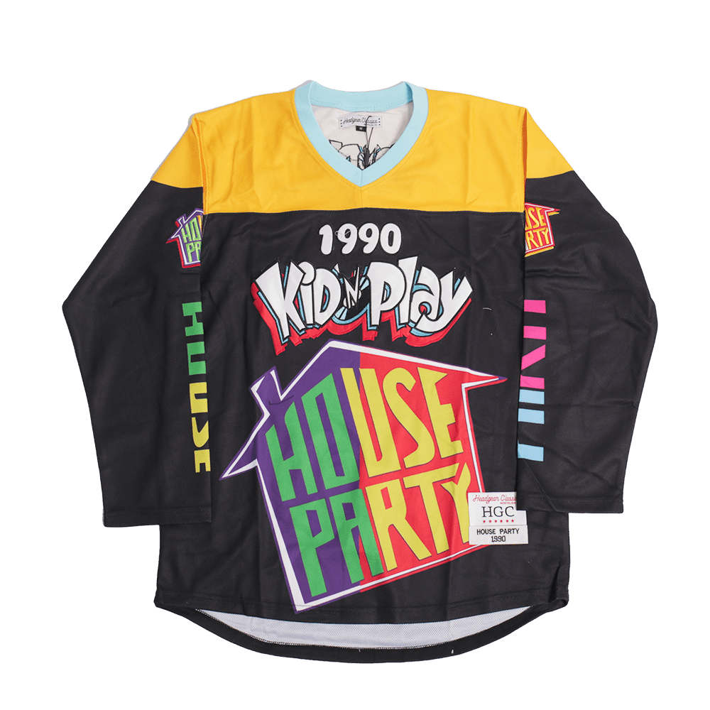 KID N PLAY HOUSE PARTY HOCKEY JERSEY IN BLACK - Allstarelite.com