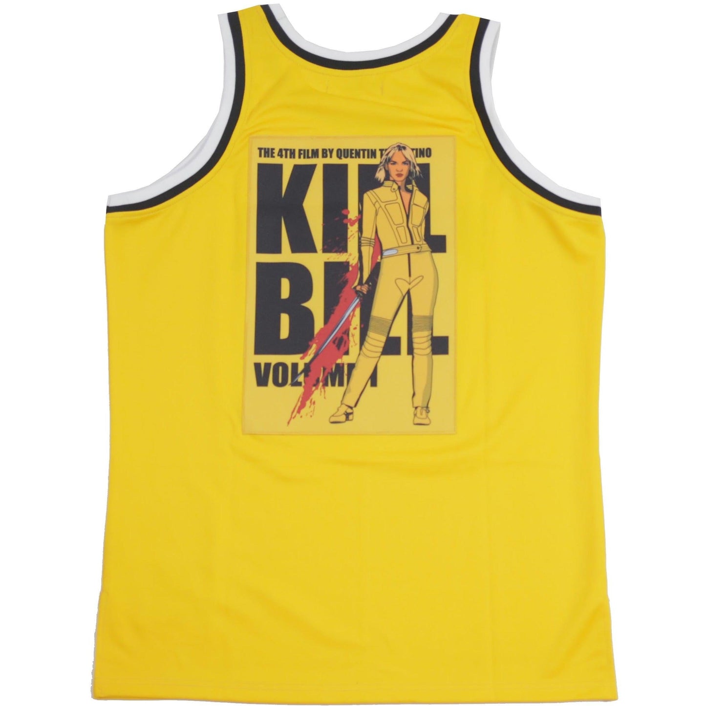 Yellow Kill Bill Basketball Jersey - Allstarelite.com
