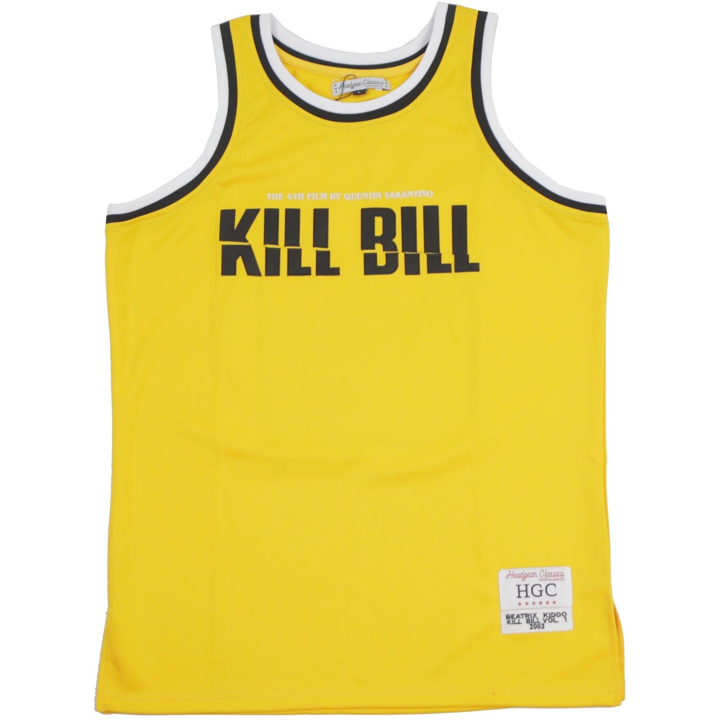 Yellow Kill Bill Basketball Jersey - Allstarelite.com