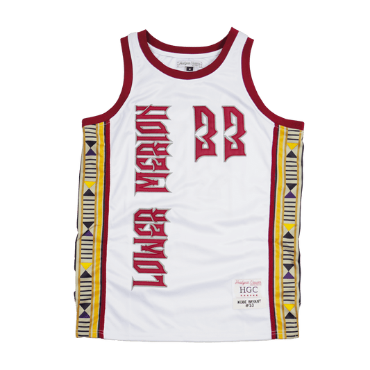 KOBE BRYANT ALTERNATE HIGH SCHOOL BASKETBALL JERSEY WHITE - Allstarelite.com