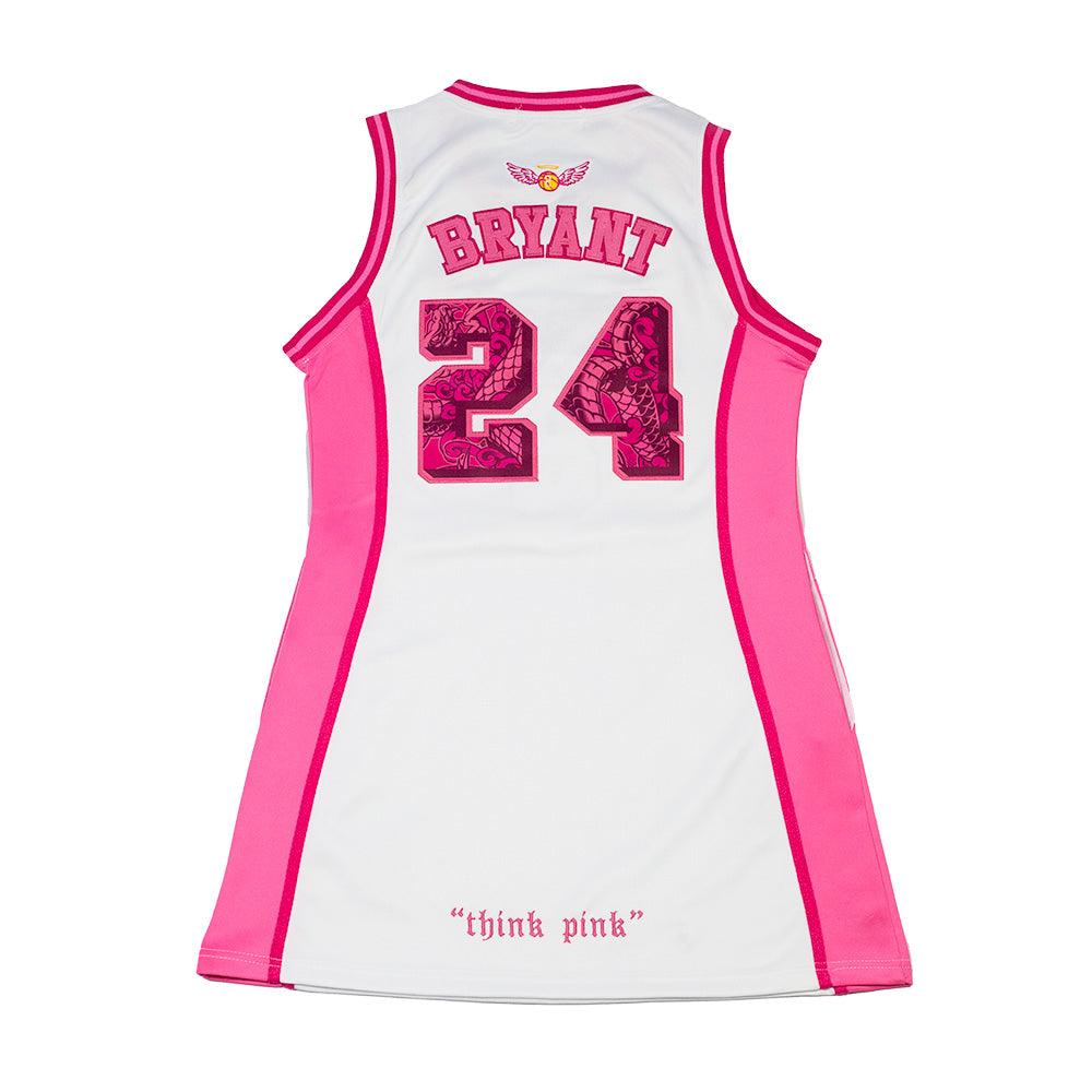pink and white jersey dress Zhuri Jersey Dress Pink / L