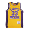 Kobe Bryant Yellow Lower Merion Alternate High School Basketball Jersey - Allstarelite.com