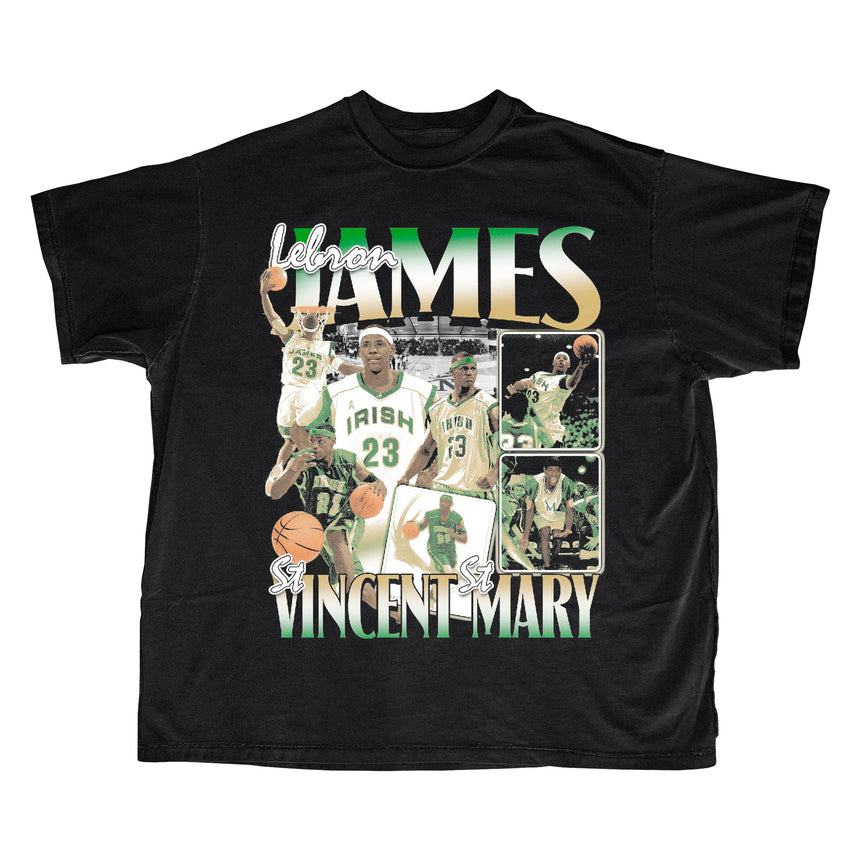 LEBRON JAMES SUSM BOOTLEG T-SHIRT (BLACK)