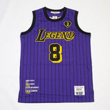 LEGEND MAMBA PINSTRIPE BASKETBALL JERSEY - Allstarelite.com