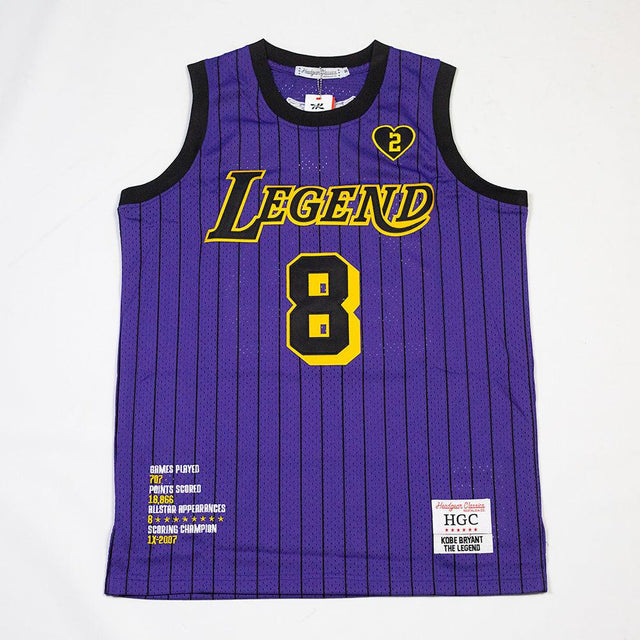 LEGEND MAMBA PINSTRIPE BASKETBALL JERSEY - Allstarelite.com
