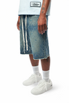 WATSON PURPLE DIAMOND MEDIUM WASH DENIM SHORTS