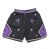 LOS ANGELES AIRBRUSH BASKETBALL SHORTS - Allstarelite.com