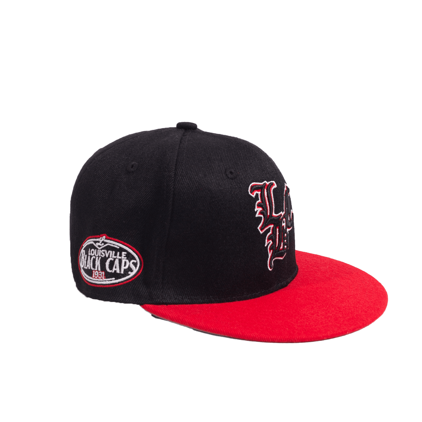 LOUISVILLE BLACK CAPS FITTED HAT - Allstarelite.com
