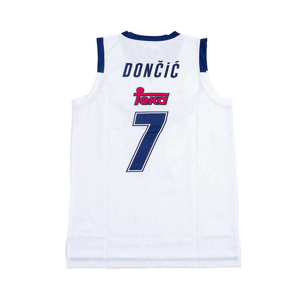 LUKA DONCIC MADRID TEKA AUTHENTIC BASKETBALL JERSEY (WHITE
