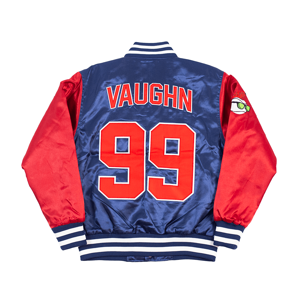 MAJOR LEAGUE RICKY VAUGHN SATIN JACKET - Allstarelite.com
