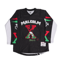 MALCOLM X YOUTH HOCKEY JERSEY BLACK