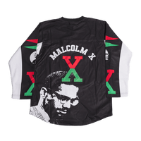 MALCOLM X YOUTH HOCKEY JERSEY BLACK