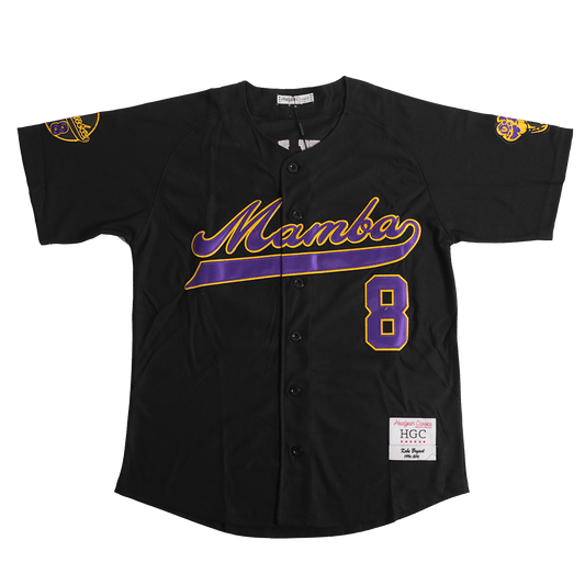MAMBA KOBE BRYANT BUTTON DOWN JERSEY IN BLACK - Allstarelite.com