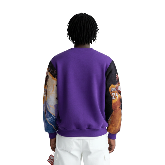 KOBE BRYANT CUTOUT TAPESTRY SWEATSHIRT
