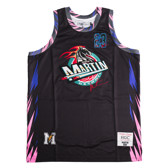 MARTIN DETROIT YOUTH BASKETBALL JERSEY - Allstarelite.com