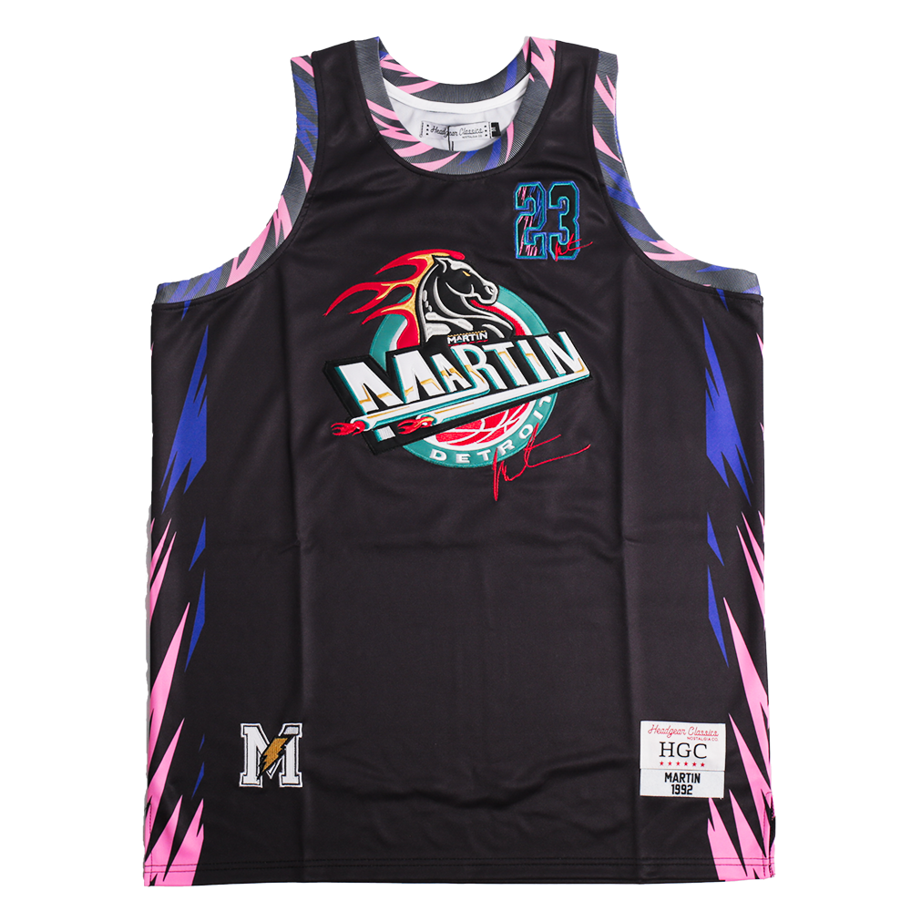 MARTIN DETROIT YOUTH BASKETBALL JERSEY - Allstarelite.com