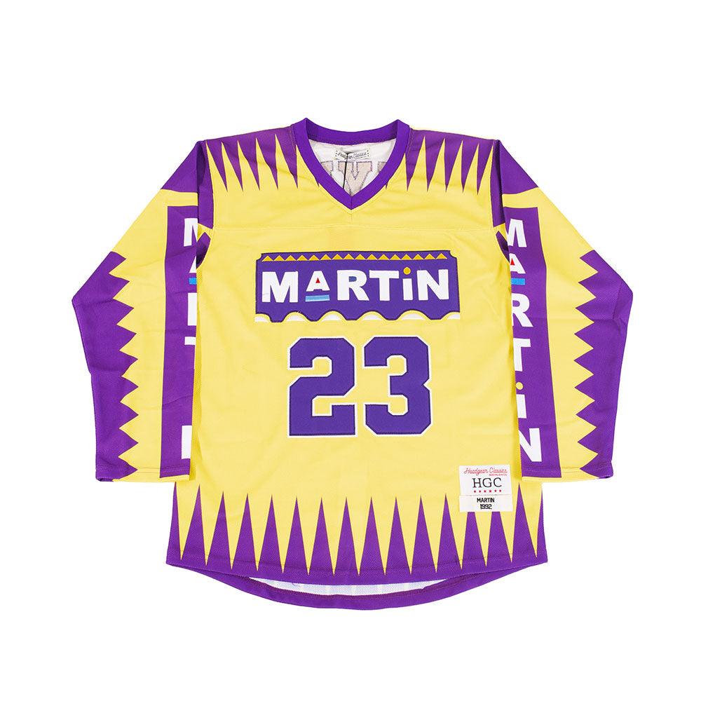 MARTIN HOCKEY JERSEY IN PURPLE/GOLD - Allstarelite.com