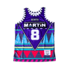 MARTIN TRIBAL PURPLE YOUTH BASKETBALL JERSEY - Allstarelite.com