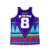 MARTIN TRIBAL PURPLE YOUTH BASKETBALL JERSEY - Allstarelite.com