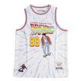 MARTY MCFLY FLASHBACK FUTURE BASKETBALL JERSEY