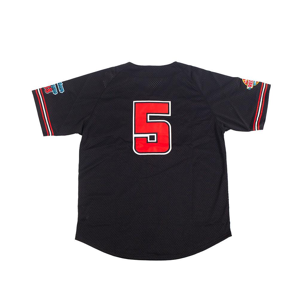 MEMPHIS RED SOX BUTTON DOWN BATTING PRACTICE JERSEY BLACK - Allstarelite.com